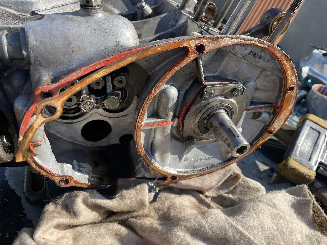 Motorblok van een Goggomobil